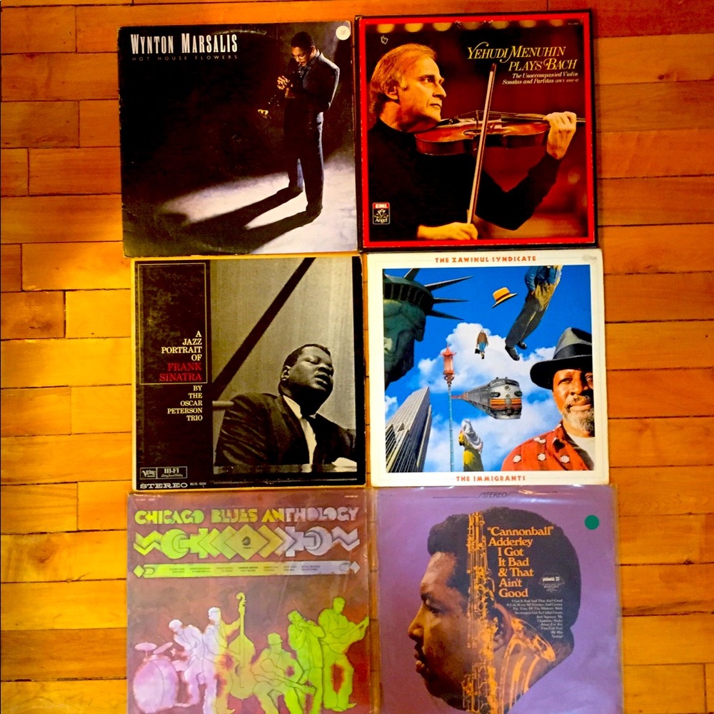 Assorted vinyl records